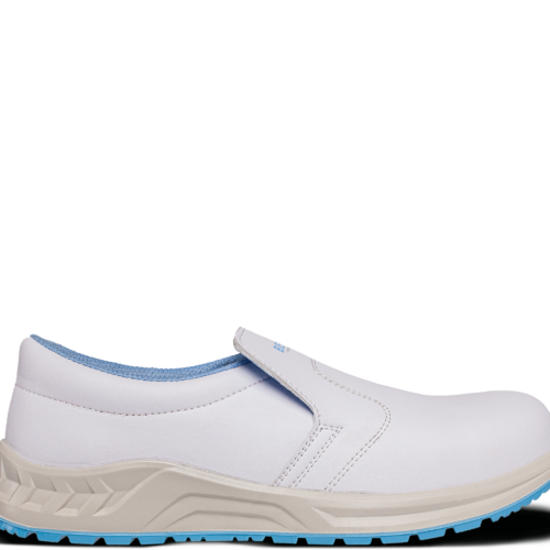 bela delovna obutev s kapico